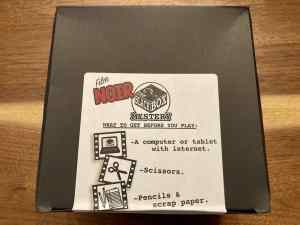 Film Noir Black Box Mystery box.