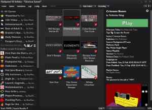 Flashpoint's launcher, loaded with point & click escape rooms.