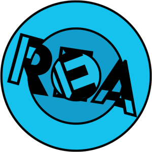 Room Escape Artist's blue concentric puzzle logo.