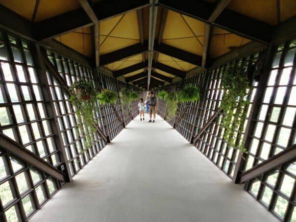 A massive infinity mirror illusion.