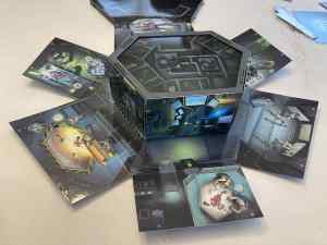 Opened Area 51 game with side panels unfolded.