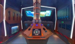 The time machine's interior as viewed through Telescape.
