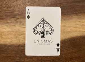 The ace of spaces from David Kwong's Enigmas deck.