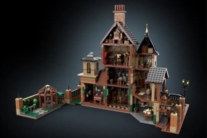 Rear of the Dollhouse, many rooms and their objects are viewable.