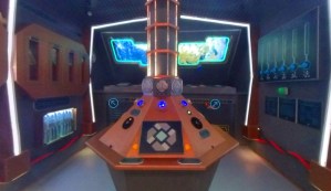 The time machine's interior as viewed through Telescape.