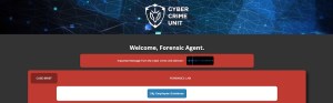 Cyber Crime Unit web page welcome's Forensic Agents.