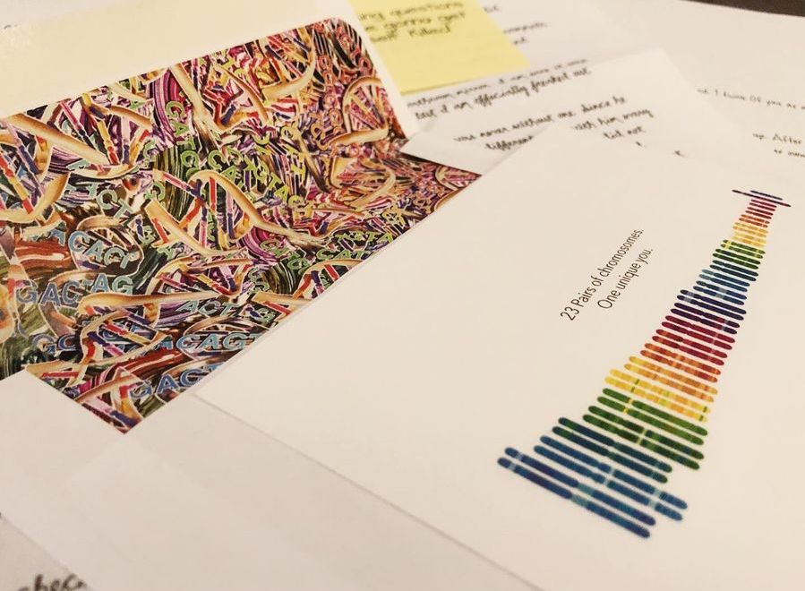 A letter from a gene sequencing company.