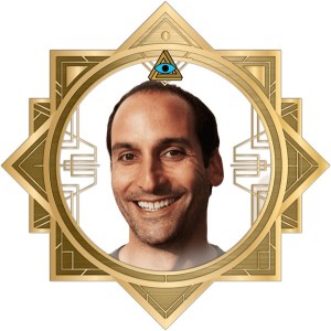 Elan Lee in the art deco RECON frame.