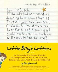 Little Bill's Letters book cover, is written like a child wrote it.