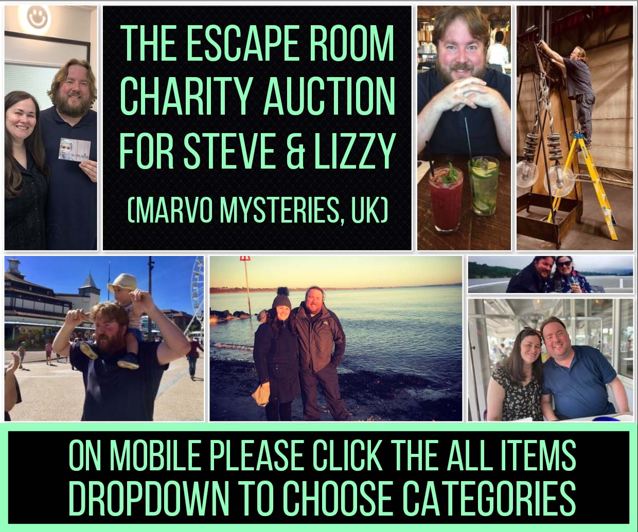 Last Chance to Support this Escape Room Community Charity Fundraiser
