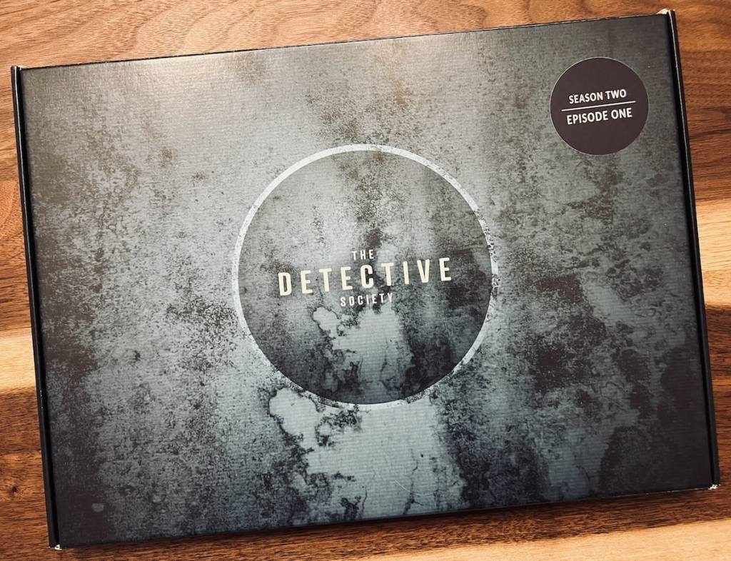 Detective Society season 2, episode one box.