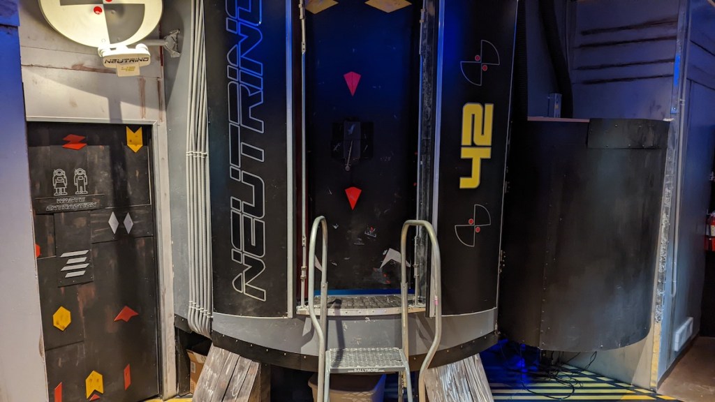 A large metal capsule labeled, "Nutrino 42."