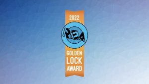2022 Golden Lock Award Ribbon