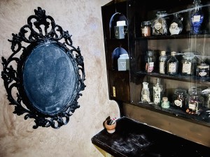 A cabinet of magical ingredients.