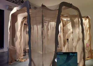 A strange set made with unusual canopies.