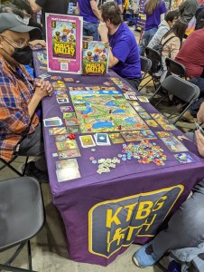People playing Maple Valley at the KTBG table.