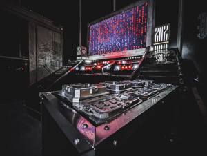 A large, elaborate, futuristic computer system