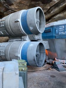 The engines for a Star Wars spacecraft.