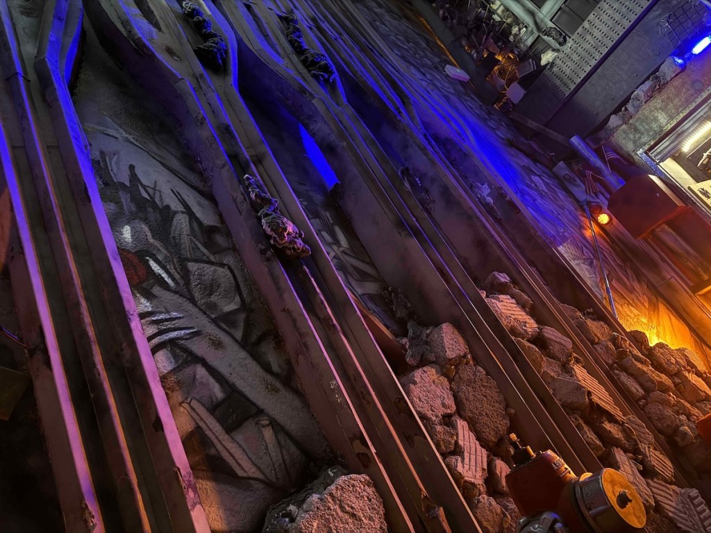 A intensely detailed recreation of a World Trade Center Tower on 9-11.