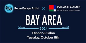 REA x Palace Games Bay Area Meetup 2024 Dinner and Salon, Tuesday, October 8th announcement.