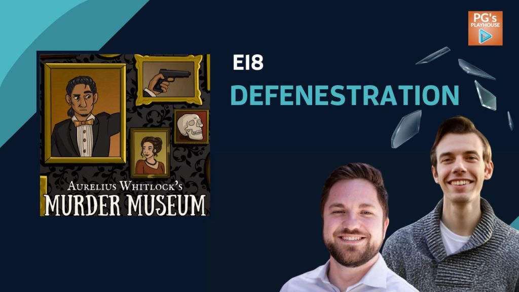 one man wearing a cowl neck sweater with side parted hair, one man wearing a white button down shirt with side parted hair.