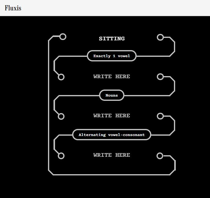 puzzle with 4 categories of clues