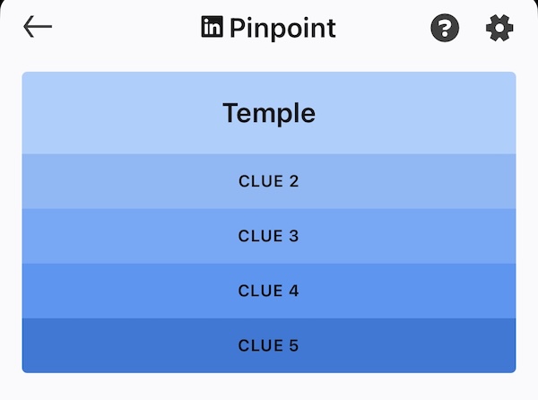Daily puzzle game were players find the connection between the words