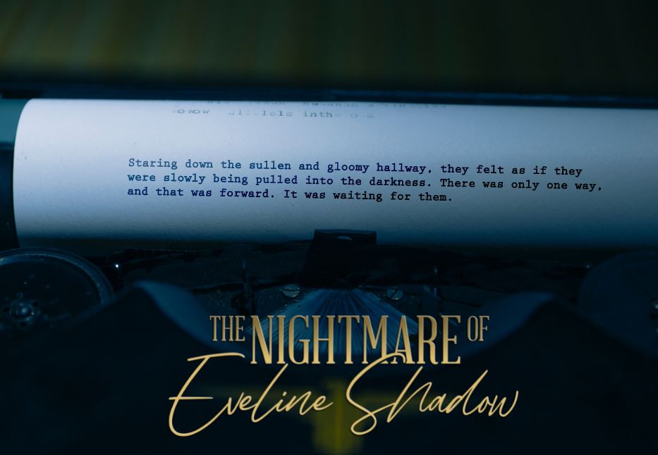 antique typewriter with text.