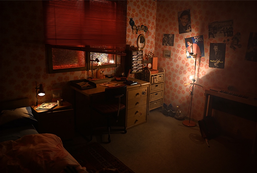 A teen's bedroom, possibly in the 1970s.