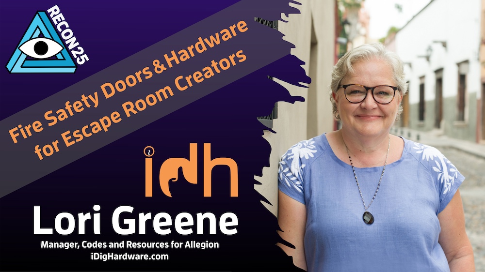 Now Available: Fire Safety Doors & Hardware for Escape Rooms with Lori Greene