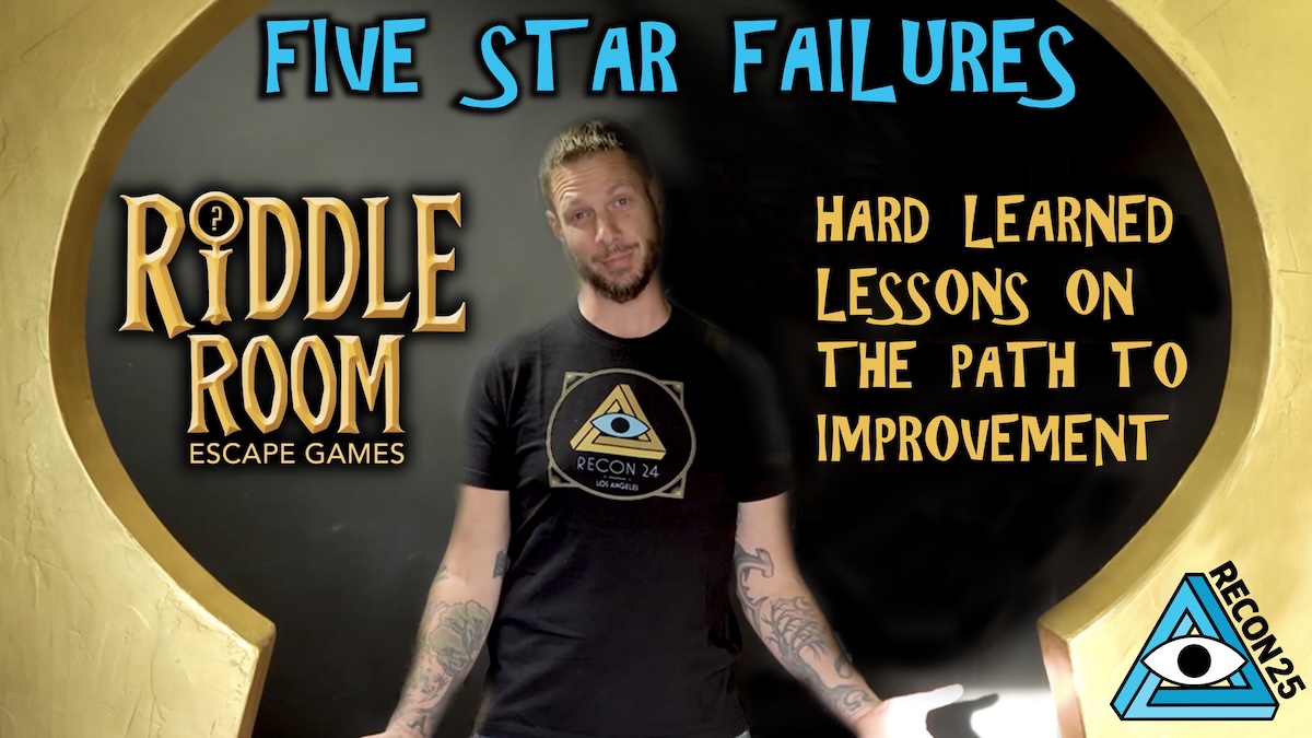 🎥 RECON Replay: Five Star Failures: Hard Learned Lessons on the Path to Improvement
