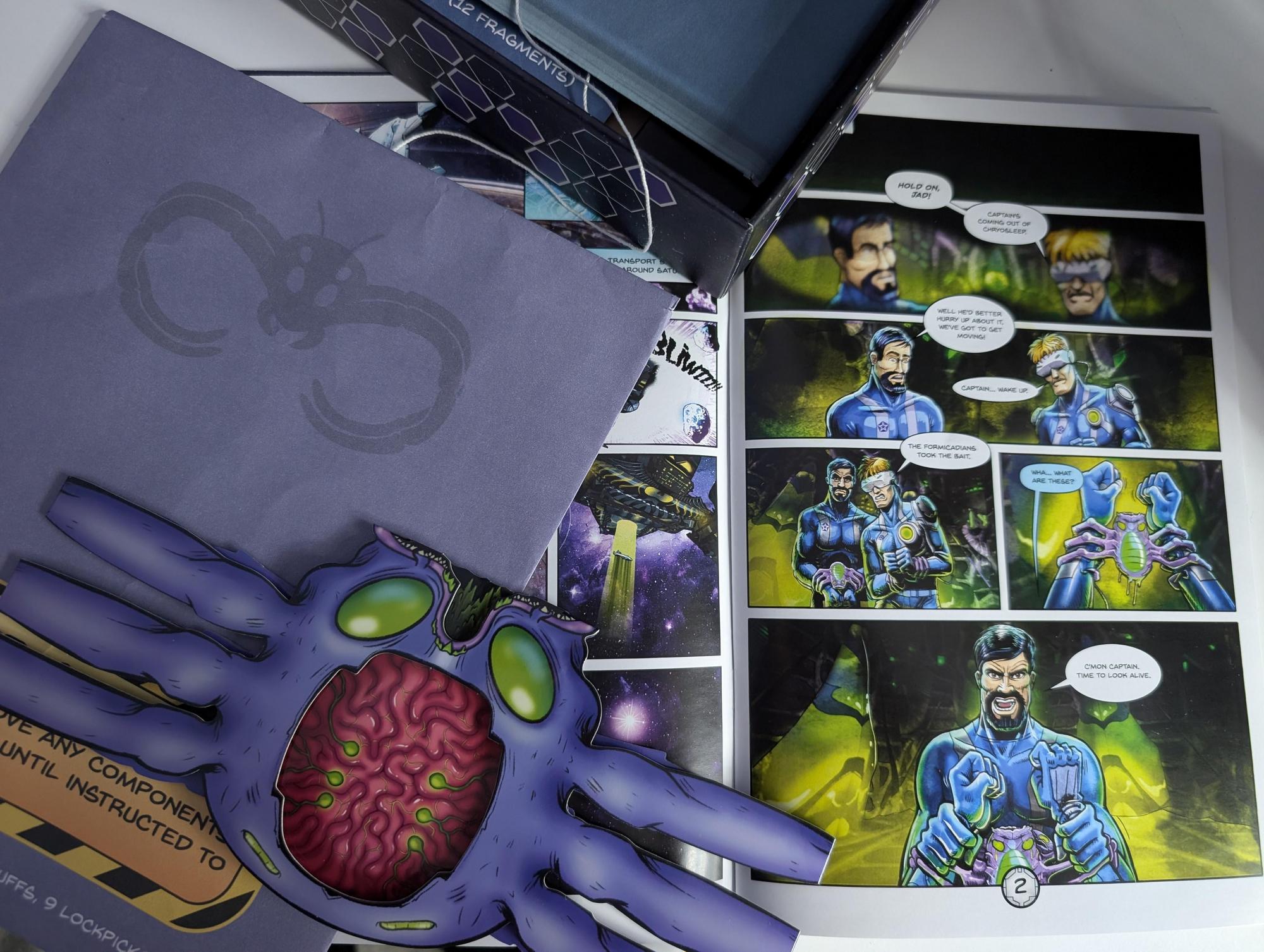 Escape Comics - The Alien Ship [Review] - Room Escape Artist