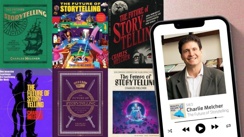 different dust covers for same book, designed in different genres. photo of man with brown wavy hair, blue eyes, in a grey suit