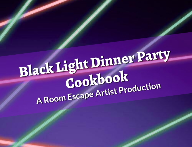We Hosted a Black Light Dinner Party and Made a Cookbook (yes this is real)