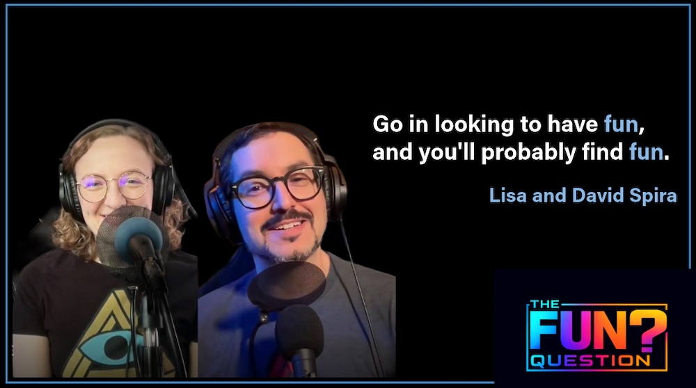 David & Lisa talk Escape Rooms on The Fun Question Podcast